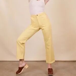 Big Bud Press Butter Yellow Work Pants